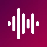 White music logo on purple background