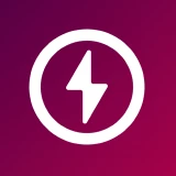 White music logo on purple background